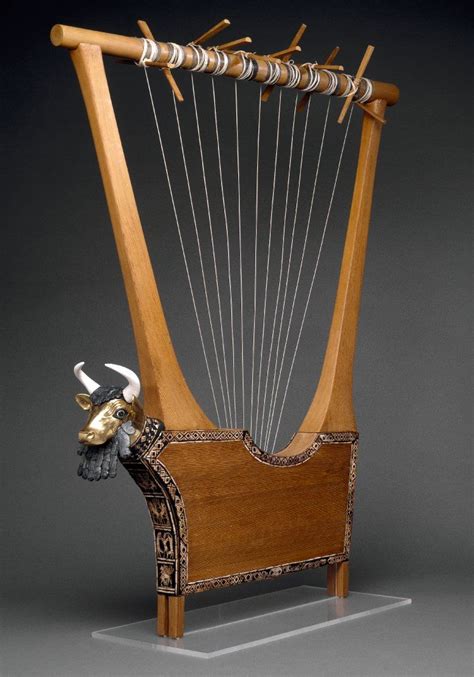 Queen’s Lyre - Found at the Royal Cemetery of Ur - Ancient Peoples ...