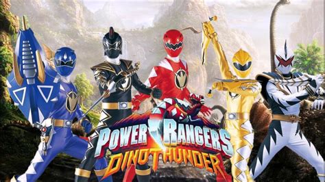 Power Rangers Dino Thunder Full Team (Fan Art) - YouTube