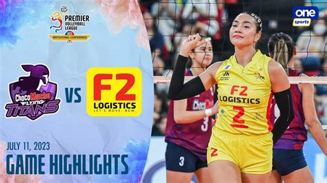 Choco Mucho vs. F2 Logistics highlights | 2023 PVL Invitational Conference - Jul. 11, 2023 - YouTube