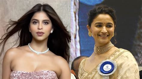 Suhana Khan praises Alia Bhatt for repeating wedding saree at National Awards | Bollywood ...