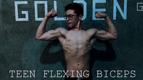 14 Years Old ATHLETIC Teen Flexing BICEPS #3 - YouTube