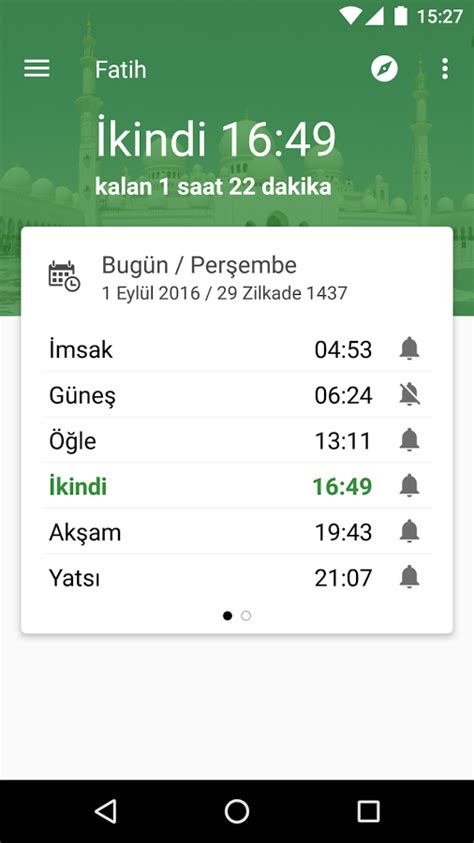 Namaz Vakitleri ve Kıble İndir - Ücretsiz İndir - Tamindir