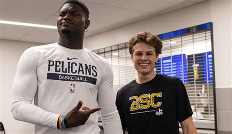 Zion Williamson recreates viral moment from high school with Bryson ...