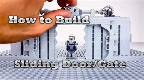 How to build center sliding Door / Gate mechanism || Easy LEGO Tutorial ...