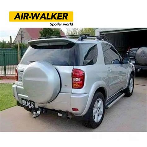 For Toyota RAV4 Spoiler High Quality ABS Material Car Rear Wing Primer Color Rear Spoiler For ...