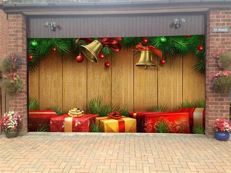 Christmas Garage Door Covers Best Christmas Lights, Hanging Christmas Lights, Christmas Door ...