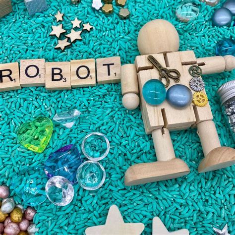 Robot Sensory Kit Robot Sensory Bin Robot Sensory Box Robot - Etsy Canada in 2022 | Preschool ...