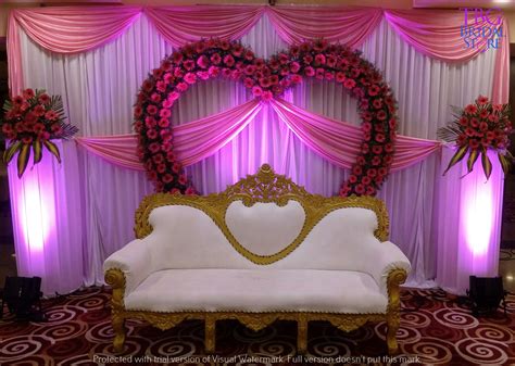 Simple Stage Decorations, Engagement Stage Decoration, Wedding Hall Decorations, Wedding ...