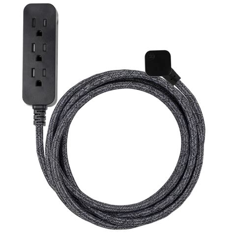 Cordinate 3-Outlet Grounded Surge Protector with 10 ft. Extension Cord ...