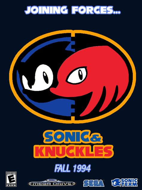 Sonic and Knuckles Vector Poster by Sophia Yacoby via Photoshop | Sonic ...