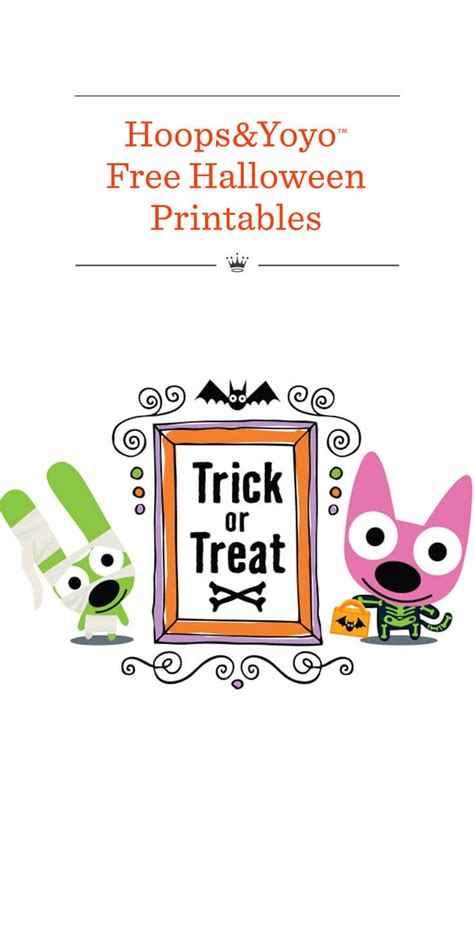 Free Halloween printables from hoops&yoyo™ | Halloween printables free ...