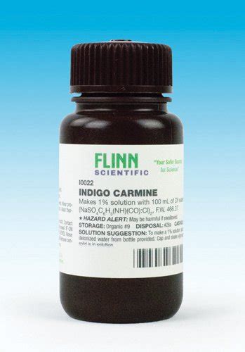 Indigo Carmine, 10 g | Flinn Scientific