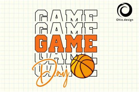 Game Day Basketball PNG Graphic by Ohio.design · Creative Fabrica