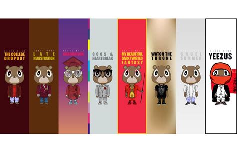 Kanye West Album Covers Bear