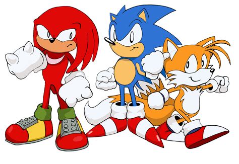 Sonic Tails Knuckles Fan Art