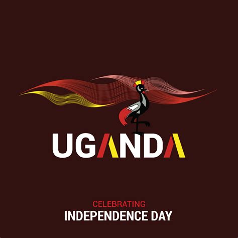 Uganda Independence day design vector 14337717 Vector Art at Vecteezy