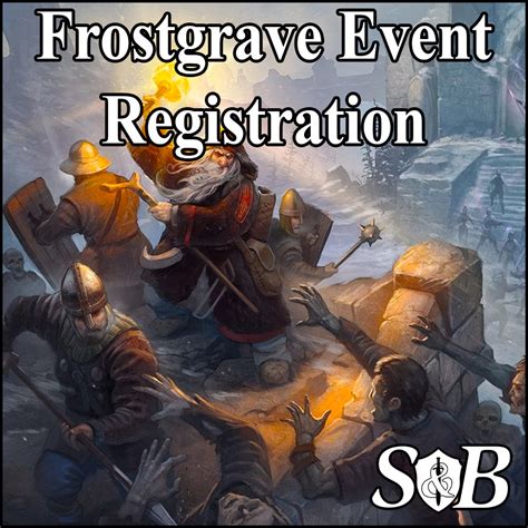 Thursday - Frostgrave Event Registration (Next Event: 19th) – The Sword ...