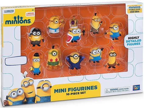 Despicable Me Minions Movie Minions Mini Figurines Exclusive 2 10-Piece Set Think Way - ToyWiz