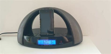 iMode iPod iPhone Docking Station Digital Alarm Clock FM/AM Radio modern design | in Romford ...