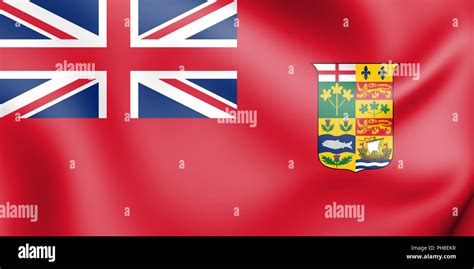 3D Canadian Red Ensign (1868-1921). 3D Illustration Stock Photo - Alamy