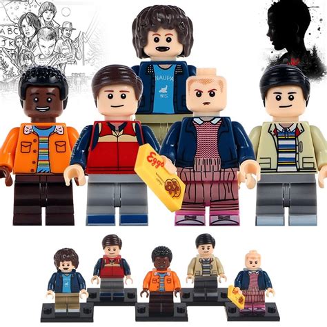 Custom 5 pcs Stranger Things Minifigure Movie Fits Lego - Other