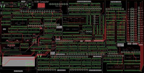 The 8 Bit Computer - PCB - BlockWorker