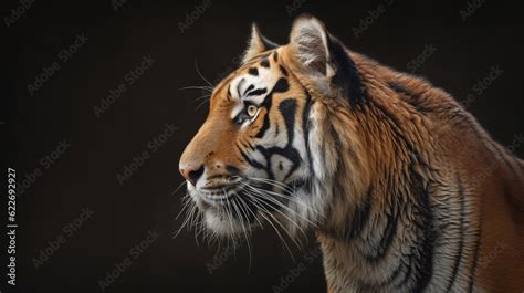 portrait of a tiger HD 8K wallpaper Stock Photographic Image Stock ...