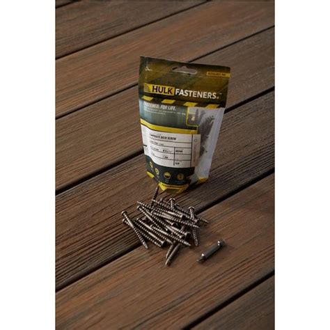 Fortress Building Products #10 x 2-1/2-in Composite Deck Screws (350-Per Box) in the Deck Screws ...