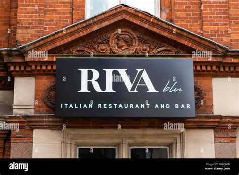 RIVA Blu Italian restaurant and bar in Liverpool Stock Photo - Alamy