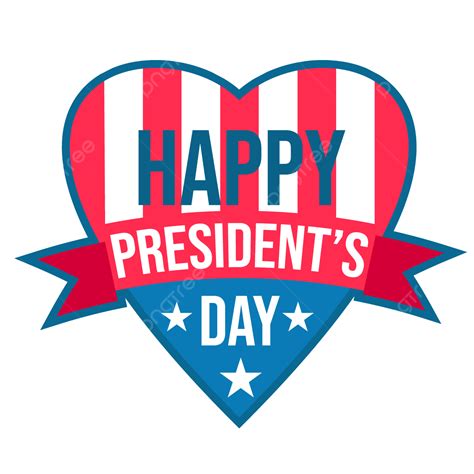 Happy Presidents Day Clipart Vector, Love Symbol Happy Presidents Day, Presidents Day, Badge ...