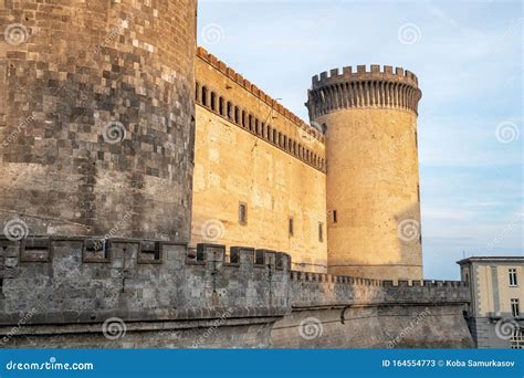 The Medieval Castle of Maschio Angioino or Castel Nuovo New Castle ...