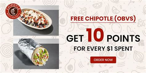 Chipotle Coupon Code: Flat 10% OFF Discount Codes