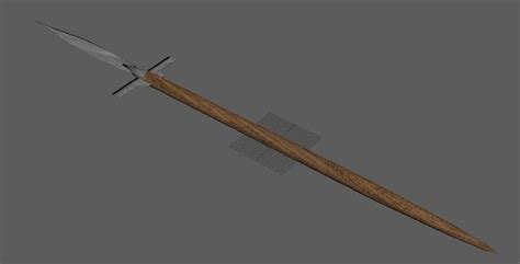 3D model Roman Spear VR / AR / low-poly | CGTrader