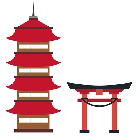 Japanese Pagoda Drawing | Free download on ClipArtMag