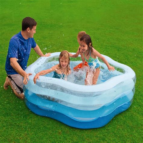 Aliexpress.com : Buy Star Style Inflatable Swimming Water Pool 185*180*53CM Baby Children ...