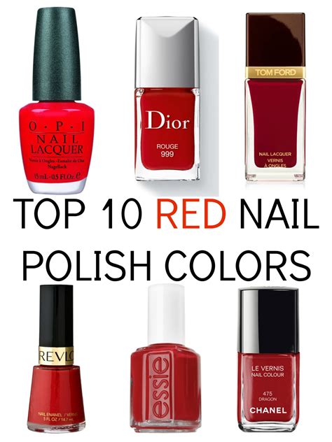 The Internet Says This Is the #1 Red Nail Polish | Red nail polish colors, Red nails, Red nail ...