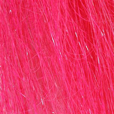 FLUORESCENT PINK 6 Inches - 8 Inches Hanks Angel Hair - BLACK LIGHT ...