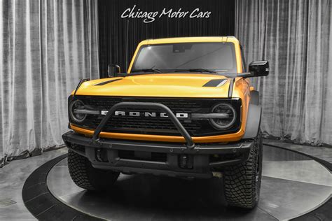 Used 2021 Ford Bronco First Edition Advanced 4X4 SUV Cyber Orange ...