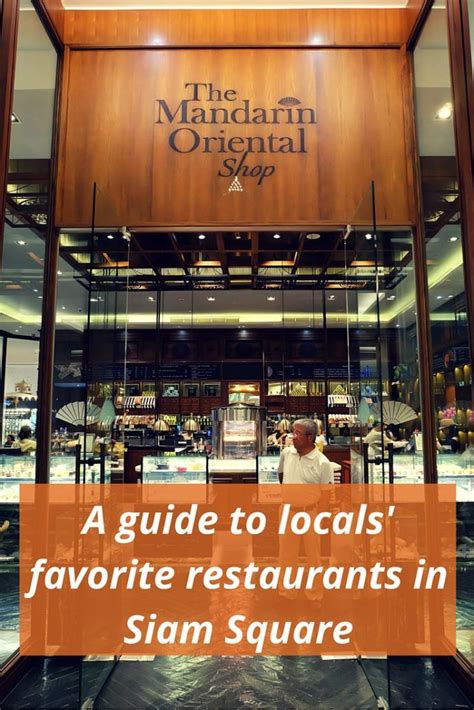 A guide to locals' favorite restaurants in Siam Square | Restaurant ...