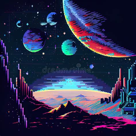 Pixel Art Moon Space Stock Illustrations – 362 Pixel Art Moon Space Stock Illustrations, Vectors ...