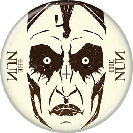 The Conjuring Movie Nun Graphic Face Licensed 1.25 Inch Button 87839 | Walmart Canada