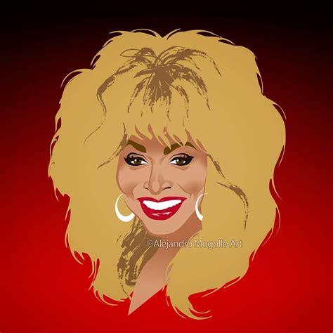Tina Turner by Alejandro Mogollo Celebrity Caricatures, Celebrity Drawings, Celebrity Art, Divas ...