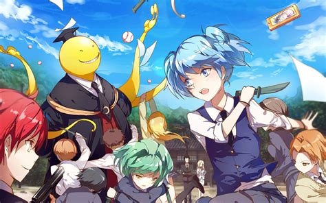 Assassin Classroom anime, Ansatsu Kyoushitsu, Shiota Nagisa, Karma Akabane, Koro-sensei HD ...