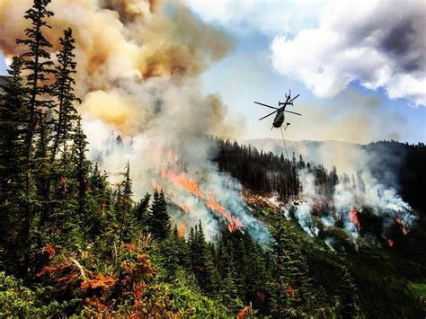 Wildfires in Canada: 100+ helicopters fighting fires in B.C. as province declares state of ...
