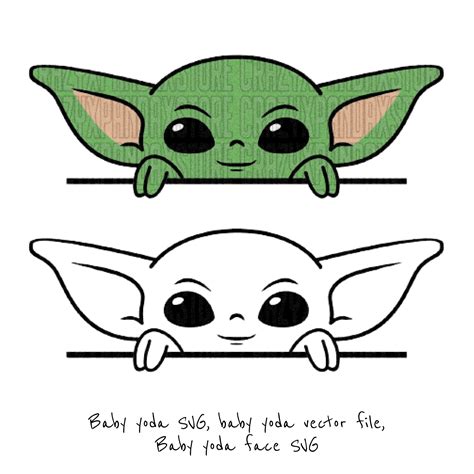 Yoda Head Vector