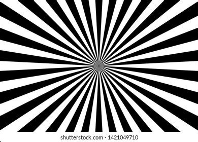 Sunburst Retro Sun Rays White Black Stock Vector (Royalty Free ...