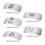 Naruto - Headband & Village Metal Plates Replica Set - Toys and ...