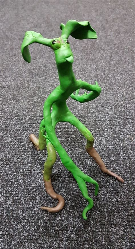 Picket the Bowtruckle from Fantastic Beasts, made from polymer clay | Fantastic beasts, Clay ...