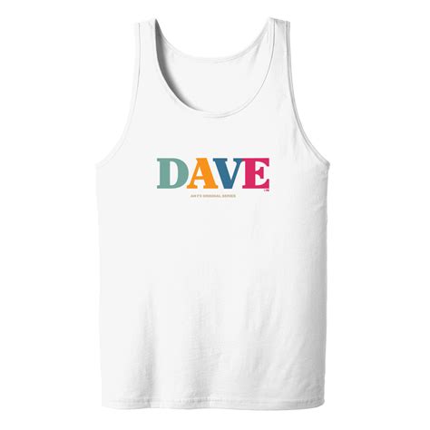 DAVE Multicolor Logo Adult Tank Top | FX Networks Shop