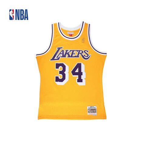 Original NBA Jerseys NO.34 SWINGMAN Retro Jerseys Los Angeles Lakers ...